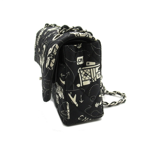 Chanel Chanel Airline Satin Flap Shoulder Bag Canvas Crossbody Bag 22622823 - Picture 3 of 10